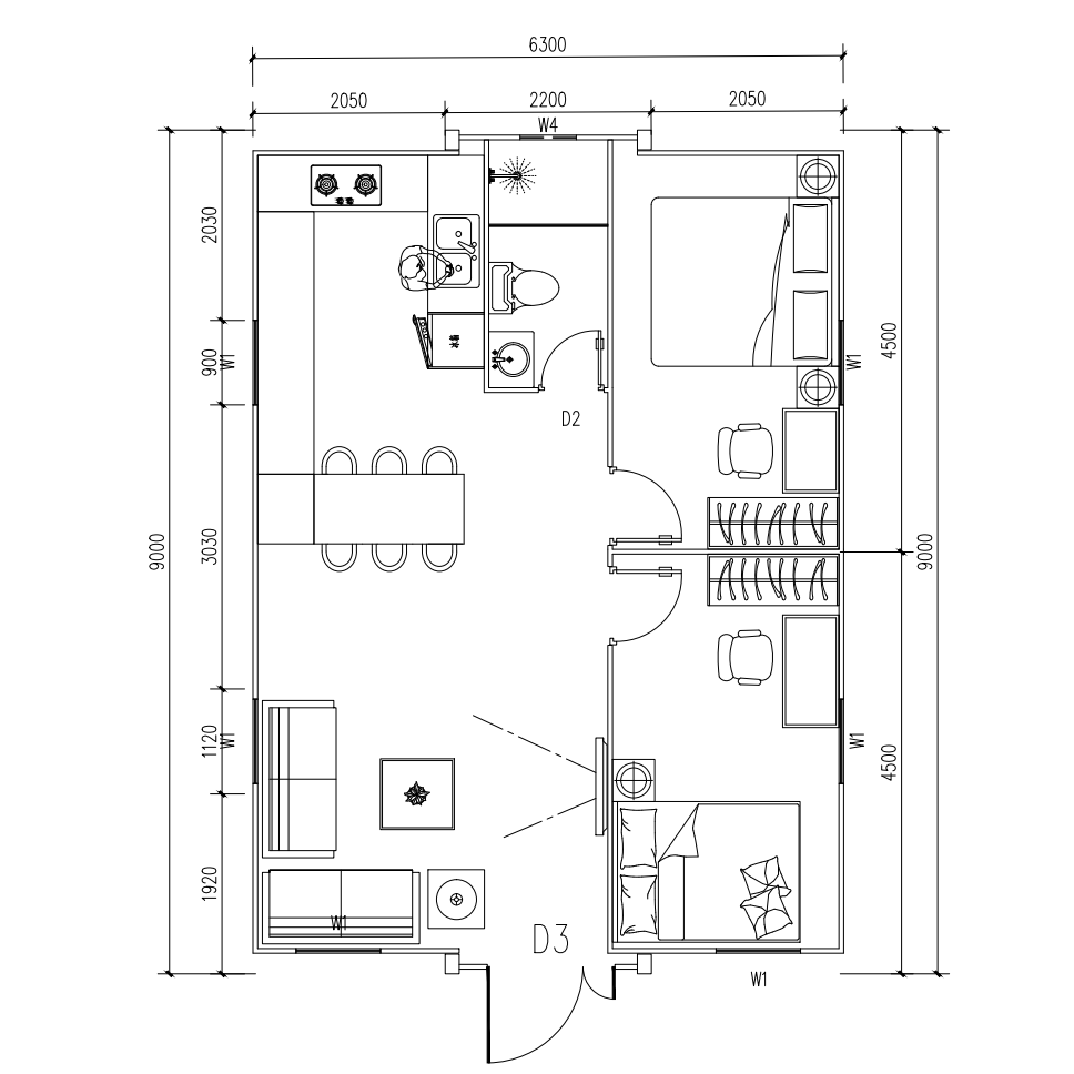 30ft floor plan